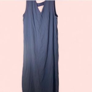 Doe & Rae Backless Blue Dress